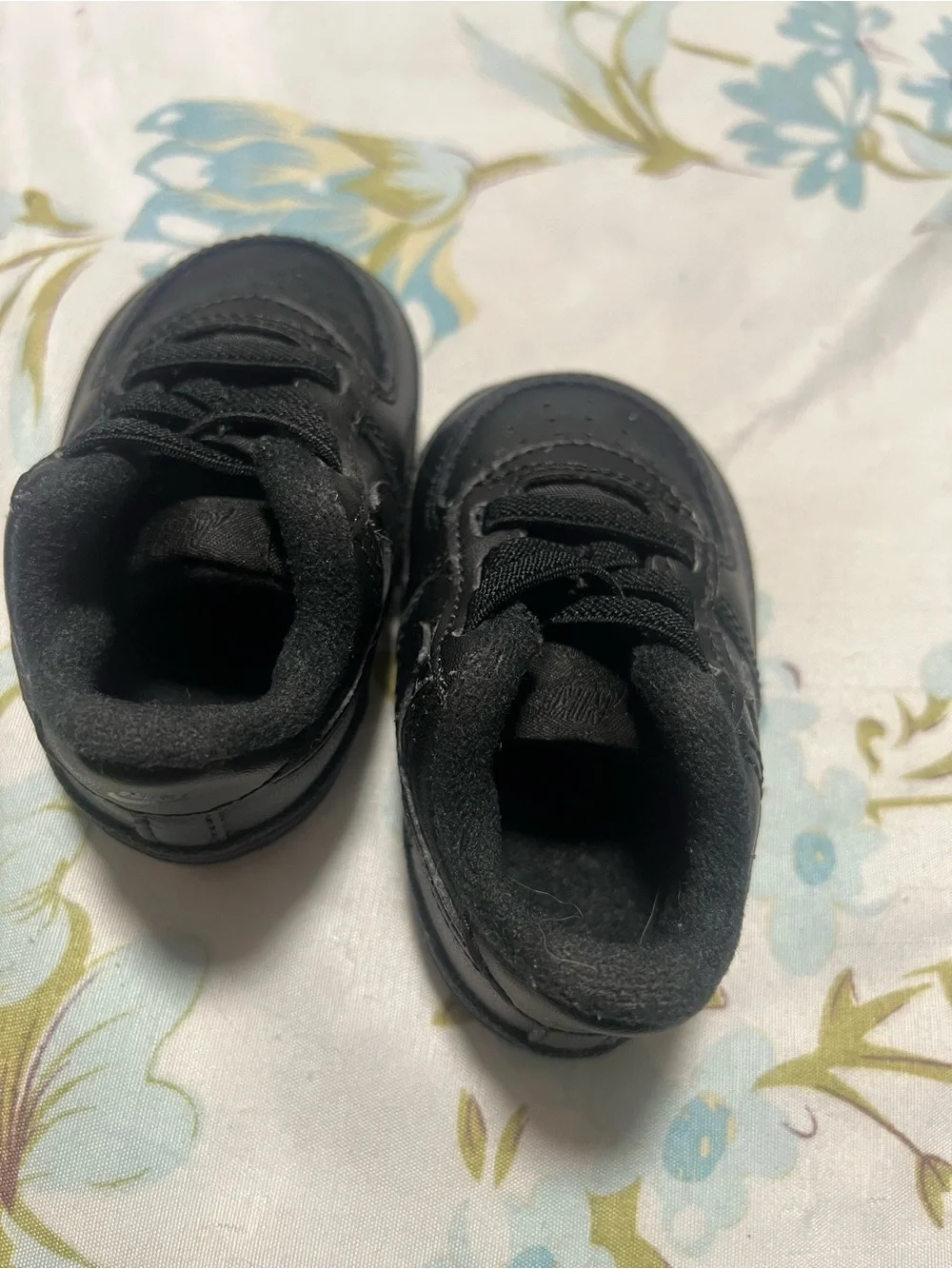 Kids Black Lace-Up Sneakers for Active Play